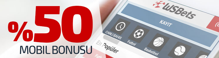WSBets - Mobil Bonus %50